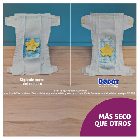 DODOT 56 PAÑALES ACTIVITY T-3 6-10 KG