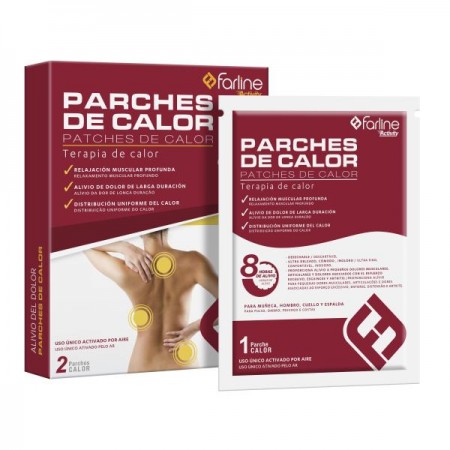 FARLINE ACTIVITY 2 PARCHES PEQUEÑOS CALOR PARA EL CUELLO