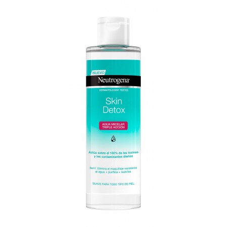 NEUTROGENA DETOX AGUA MICELAR TRIPLE ACCION 400 ML -BAJA-