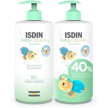 ISDIN BABY NATURALS PACK NUTRAISDIN GEL-CHAMPU 2X750 ML PRECIO ESPECIAL