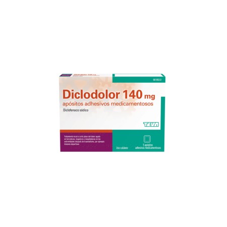 DICLODOLOR 140 MG 5 APOSITOS ADHESIVOS MEDICAMENTOSOS