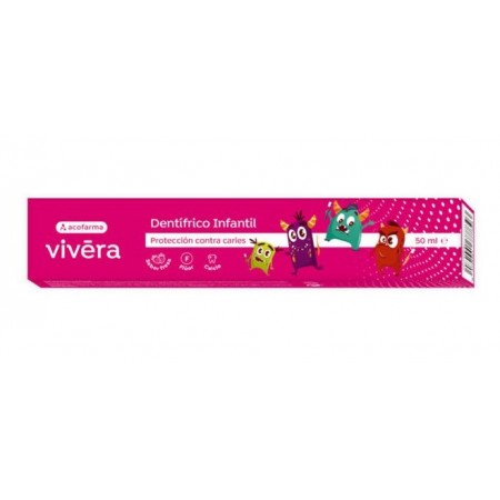 ACOFARMA VIVERA GEL DENTIFRICO INFANTIL 50 ML SABOR FRESA -BAJA-