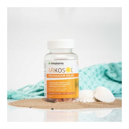 ARKOSOL PREPARADOR SOLAR 60 CARAMELOS DE GOMA -BAJA-