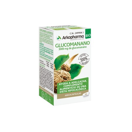 ARKOCAPSULAS KONJAC/GLUCOMANANO BIO 45 CAPSULAS