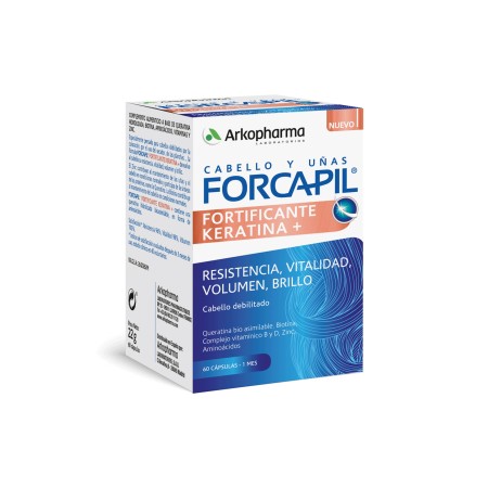 FORCAPIL FORTIFICANTE KERATINA+ CABELLO Y UÑAS 60 CAPSULAS -BAJA-