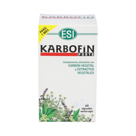 Karbofin forte 60 cápsulas.