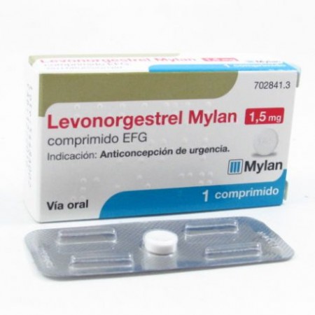 LEVONORGESTREL MYLAN EFG 1,5 MG 1 COMPRIMIDO