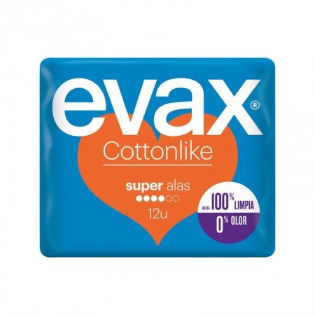 EVAX COTTONLIKE SUPER ALAS 14 UNIDADES
