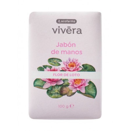 ACOFARMA VIVERA JABON PASTILLA DE MANOS 100 G AROMA FLOR DE LOTO