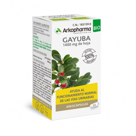 ARKOCAPSULAS VIAS URINARIAS GAYUBA 45 CAPSULAS