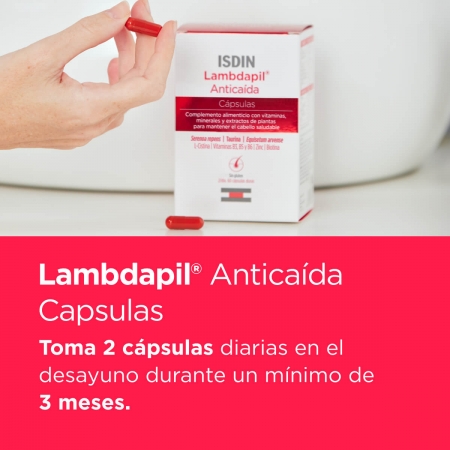 ISDIN LAMBDAPIL ANTICAIDA CAPSULAS 120 CAPSULAS 40% GRATIS