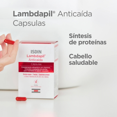ISDIN LAMBDAPIL ANTICAIDA CAPSULAS 120 CAPSULAS 40% GRATIS