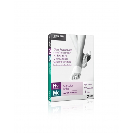 FARMALASTIC FEET CORRECTOR DOBLE JUANETES Y PLANTAR PIE DERECHO T MED -BAJA-