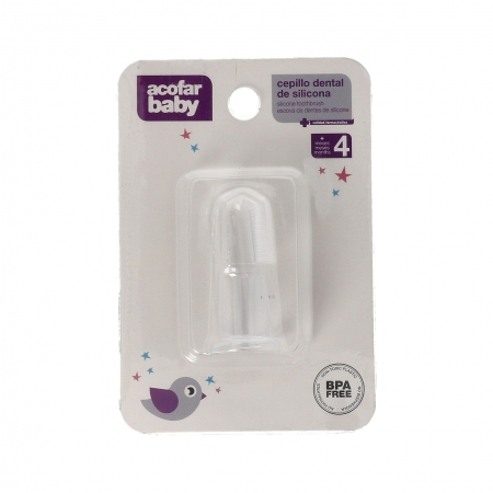 ACOFARBABY CEPILLO DENTAL DE SILICONA -BAJA-