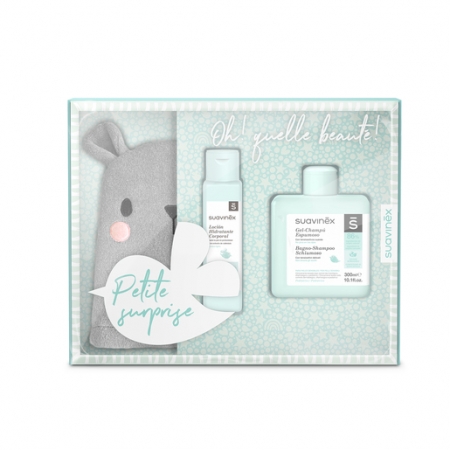SUAVINEX COFRE REGALO PETITE SURPRISE MANOPLA BAÑO