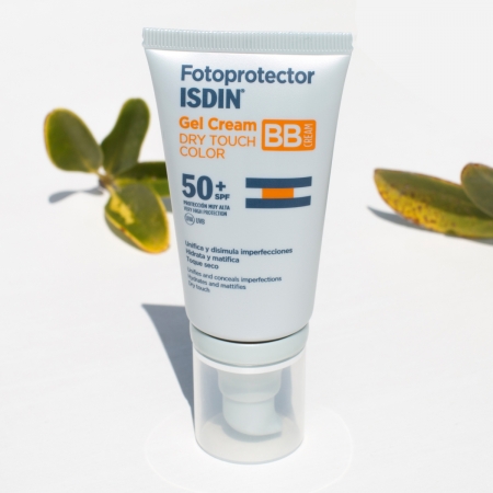 ISDIN SPF-50+ DRY TOUCH BB CREAM GEL CREMA COLOR 50 ML -BAJA-