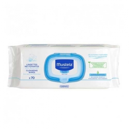 MUSTELA 70 TOALLITAS LIMPIADORAS CON PERFUME RECAMBIO