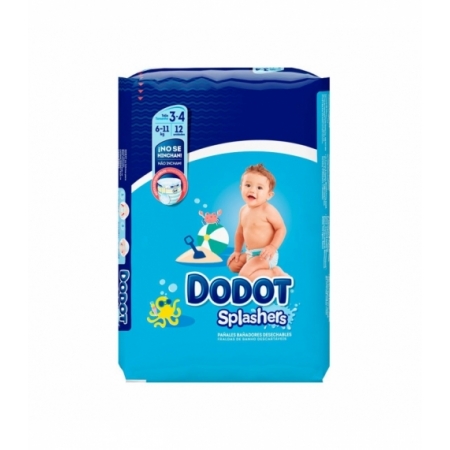 DODOT SPLASHERS PAÑAL DE AGUA T5 +14 KG 10 UNIDADES