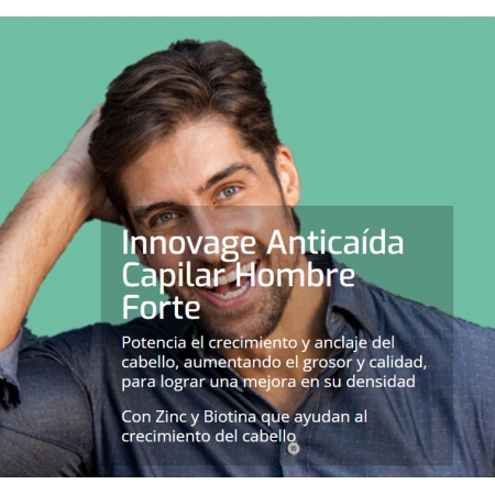 INNOVAGE POTENCIADOR CAPILAR HOMBRE FORTE 60 CAPSULAS