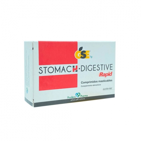 GSE STOMACH DIGESTIVE RAPID 24 COMPRIMIDOS MASTICABLES