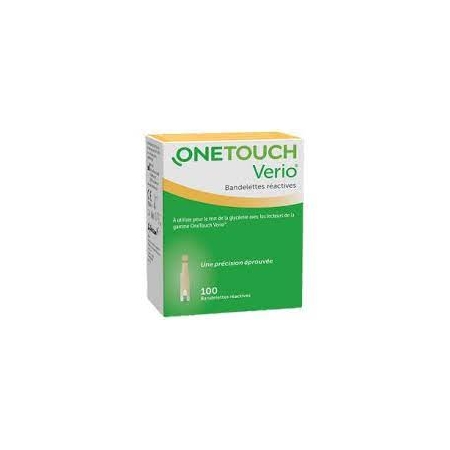 ONETOUCH VERIO 100 TIRAS REACTIVAS PARA GLUCEMIA