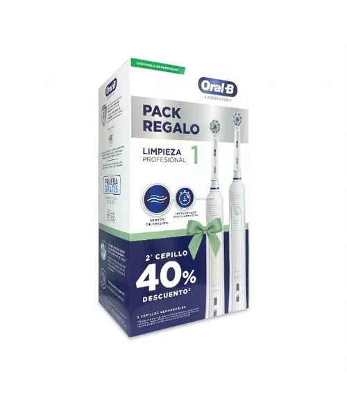 ORAL-B Cepillo Dental Eléctrico Recargable 2 Uds Pack Ahorro Duplo