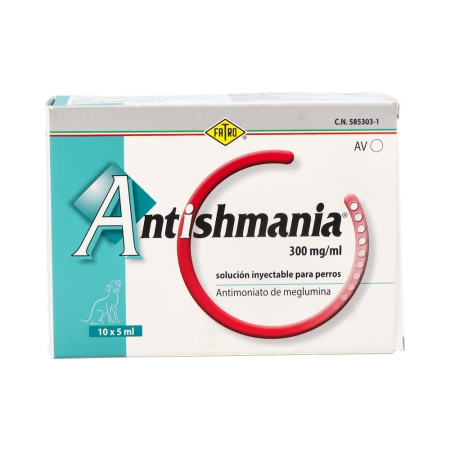 ANTISHMANIA 300 MG/ML 10 VIALES SOLUCION INYECTA