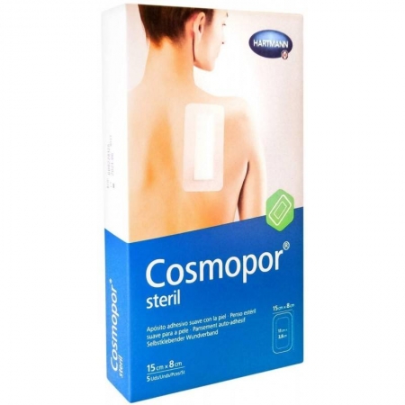 COSMOPOR STERIL APOSITO ESTERIL 15 CM X  8 CM  5 APOSITOS