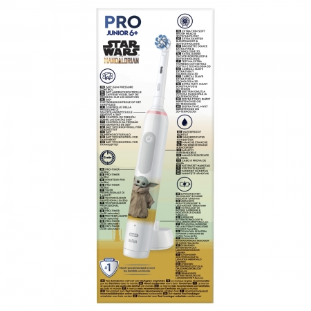 ORAL-B JUNIOR PRO3 CEPILLO DENTAL ELECTRICO RECARGABLE  +6 BOX STAR WARS