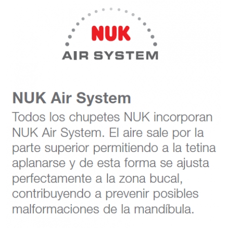 NUK SPACE 2 CHUPETES DE SILICONA 18-36 MESES CEBRA
