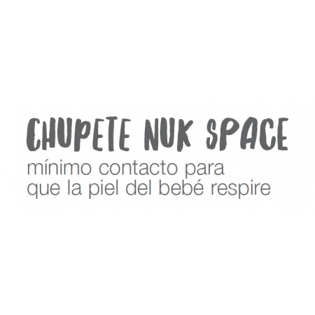 NUK SPACE ZORRO 2 CHUPETES DE SILICONA 0 - 6 MESES