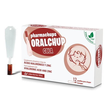 PHARMACHUPS ORALCHUP 12 PASTILLAS SABOR COLA