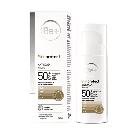 BE+ SKINPROTECT ANTIEDAD FACIAL EMULSION SPF50+ 50 ML