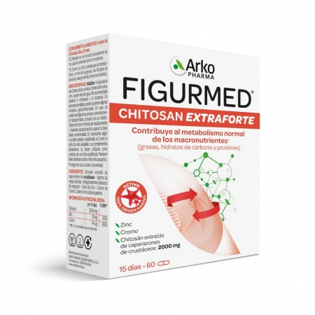 FIGURMED CHITOSAN EXTRA FORTE 2000 MG 60 CAPSULAS
