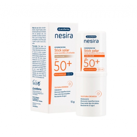ACOFARMA NESIRA STICK ZONAS SENSIBLES SPF50+ 15 G