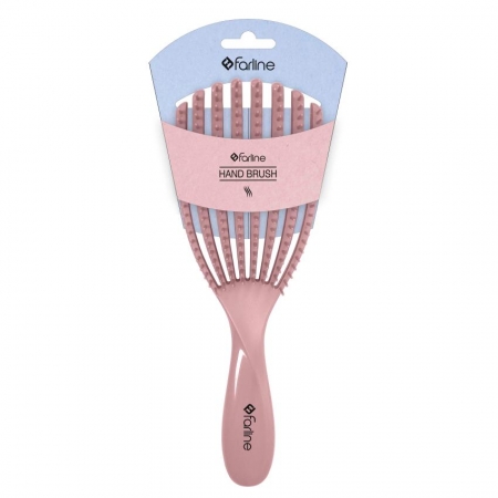 FARLINE CEPILLO DE PELO HAND BRUSH COLOR ROSA