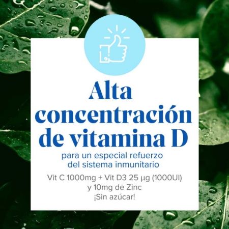 ARKOPHARMA VITAMINA C + D3 + ZINC 1000 40 COMPRIMIDOS EFERVESCENTES