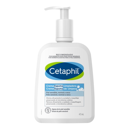CETAPHIL CREMA EN ESPUMA LIMPIADORA 473 ML