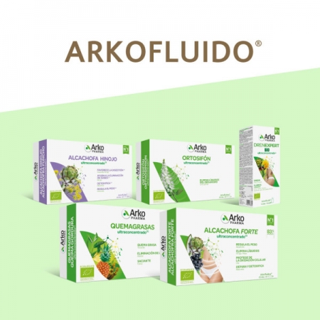 ARKOFLUIDO ALCACHOFA FORTE 20 AMPOLLAS BEBIBLES 15 ML