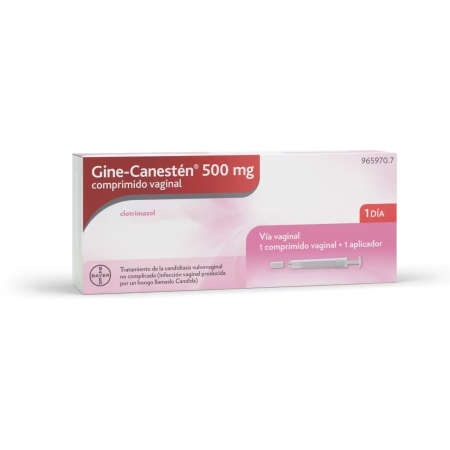 GINE-CANESTEN 500 MG 1 COMPRIMIDO VAGINAL