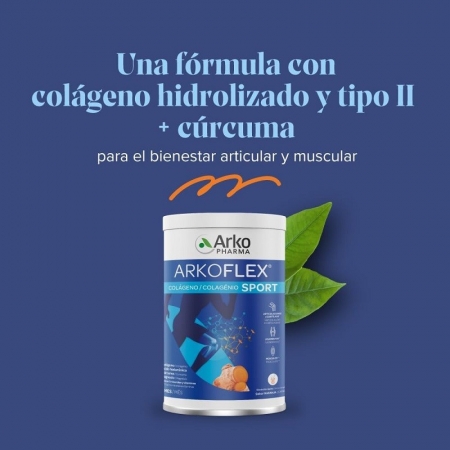 ARKOFLEX DUPLO COLAGENO SPORT SABOR NARANJA 2 X 390 G