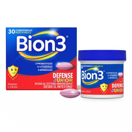 BION3 DEFENSE JUNIOR 30 COMPRIMIDOS MASTICABLES