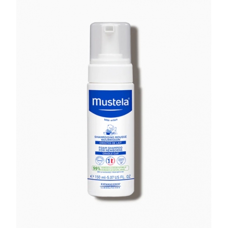 MUSTELA CHAMPU RECIEN NACIDO EN MOUSSE 150 ML (COSTRA LACTEA)