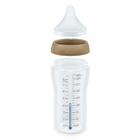 NUK PERFECT MATCH BIBERON PP TETINA DE SILICONA FLUJO M 260 ML WTP WINNIE
