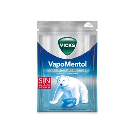 VICKS PRAIMS CARAMELOS VAPOMENTOL SIN AZUCAR BOLSA 72 G