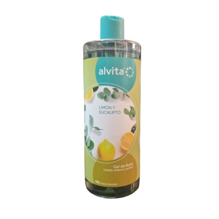 ALVITA GEL DE BAÑO LIMON Y EUCALIPTO 750 ML