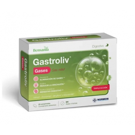 GASTROLIV GASES 60 COMPRIMIDOS