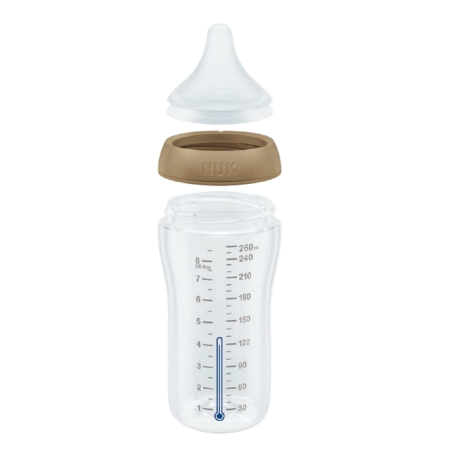 NUK PERFECT MATCH BIBERON PP TETINA DE SILICONA FLUJO M 260 ML WTP TIGER