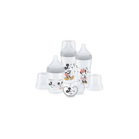NUK PERFECT MATCH BIBERON PP TETINA SILICONA FLUJO M 260 ML WTP MICKEY GRIS
