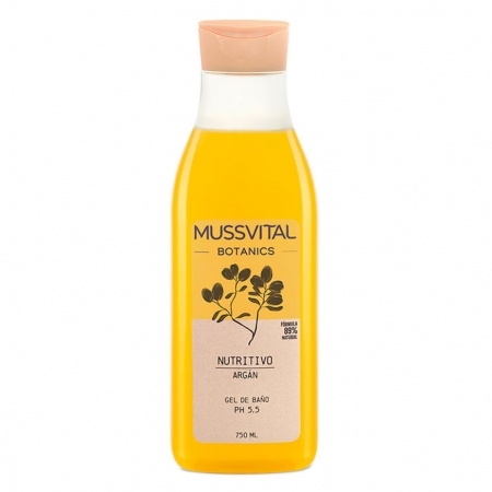 MUSSVITAL ESSENTIALS BOTANICS GEL DE BAÑO ARGAN 750 ML